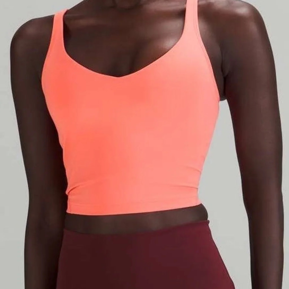 NWT Lululemon Align Tank Cropped Raspberry Cream 4
